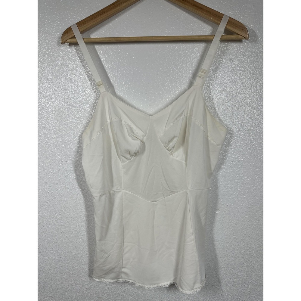 Vintage AristoCraft Camisole Womens 38 Satin Lingerie Adjustable‎ Straps 70s